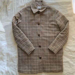 Oak+Fort Plaid Quilted Coat